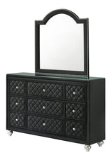 Cameo Black Bedroom Mirror (Mirror Only) from Crown Mark - Luna Furniture