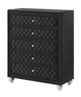 Cameo Black Chest from Crown Mark - Luna Furniture
