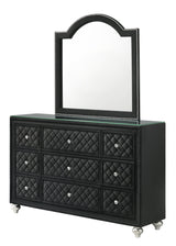 Cameo Black Bedroom Mirror (Mirror Only) from Crown Mark - Luna Furniture