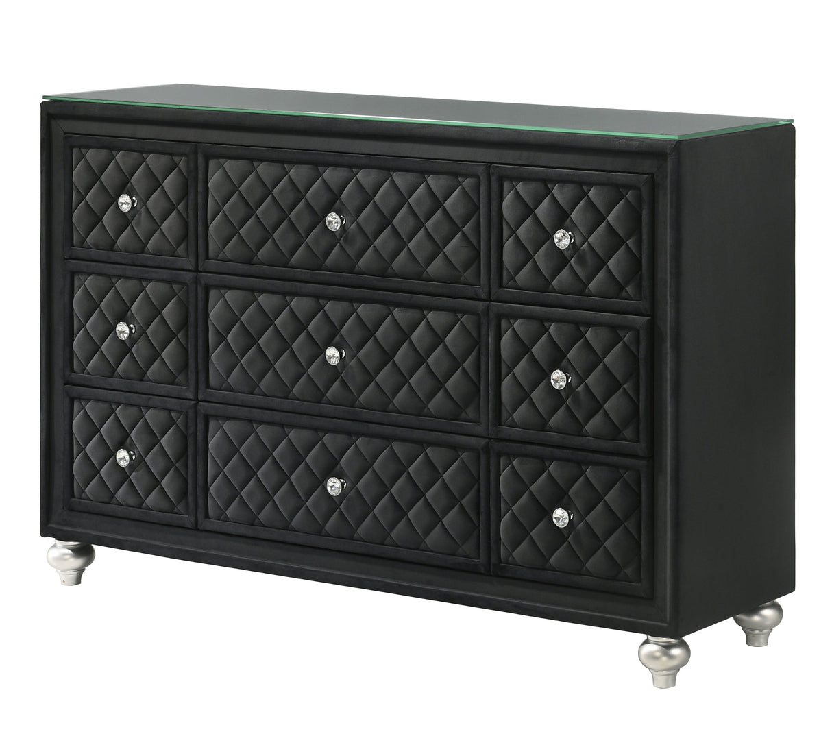 black wicker dresser Cameo Black Dresser