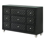 Cameo Black Dresser from Crown Mark - Luna Furniture