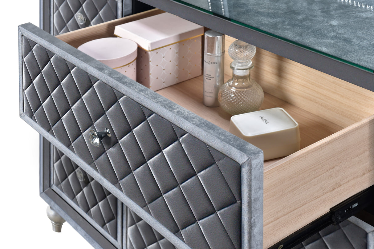 Cameo Gray Dresser from Crown Mark - Luna Furniture