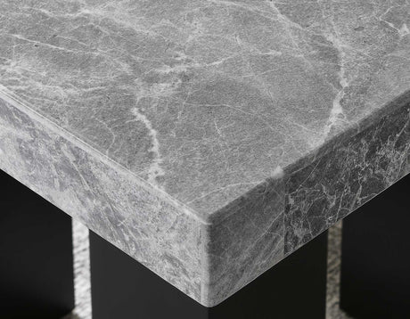 Camila Blue/Gray Square Marble Top Counter Height Set from Steve Silver - Luna Furniture
