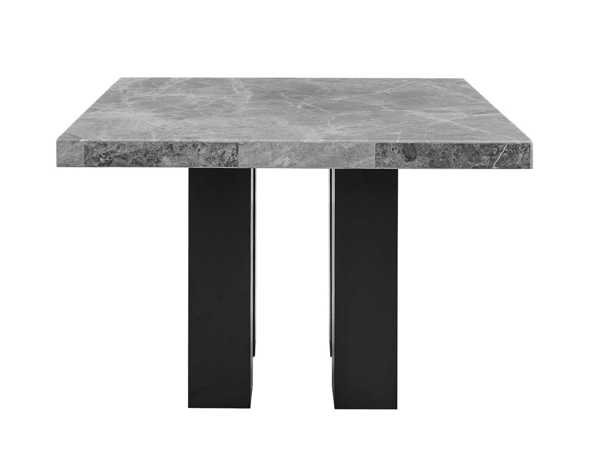 Camila Gray Marble 7-Piece Counter Dining Group(Counter Table & 6 Counter Chairs) from Steve Silver - Luna Furniture