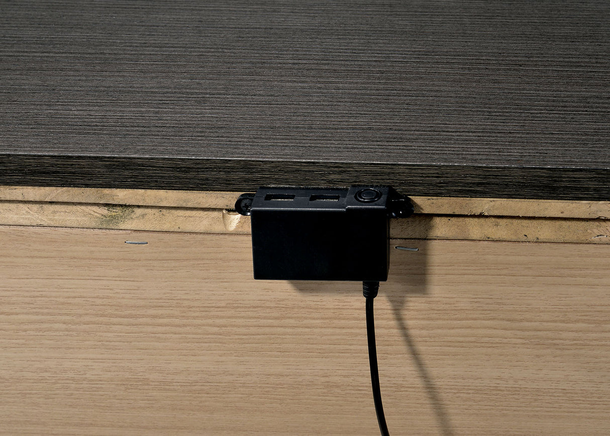 Camryn Warm Gray Night Stand from Furniture of America - Luna Furniture