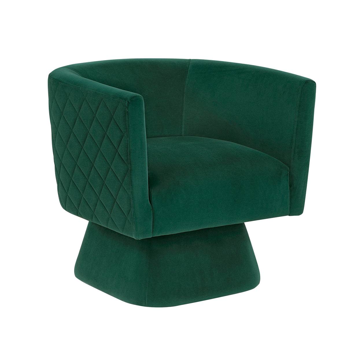 Candace Emerald Green Velvet Swivel Accent Chair from Homelegance - Luna Furniture