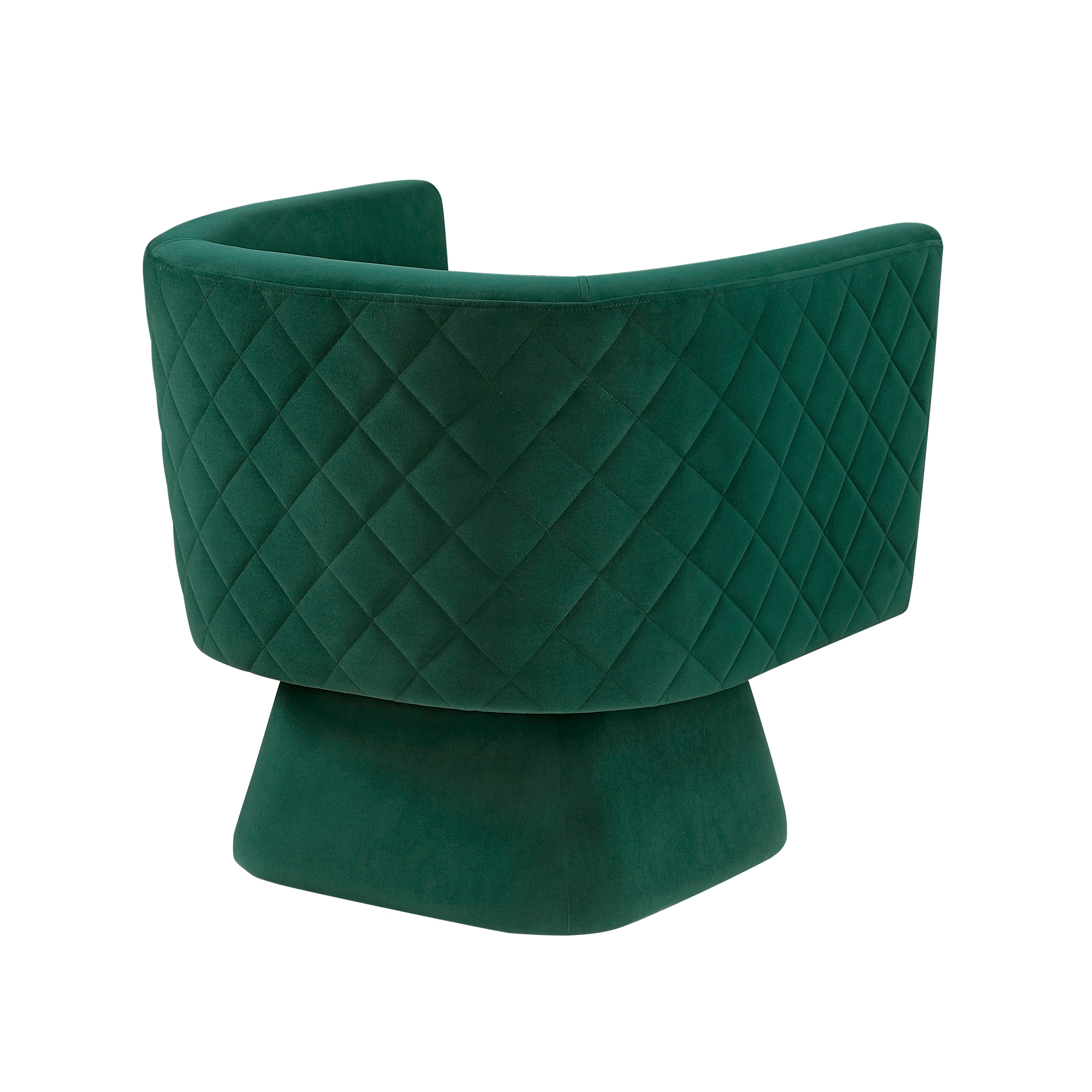 Homelegance Candace Emerald Velvet Swivel Chair – Diamond Back