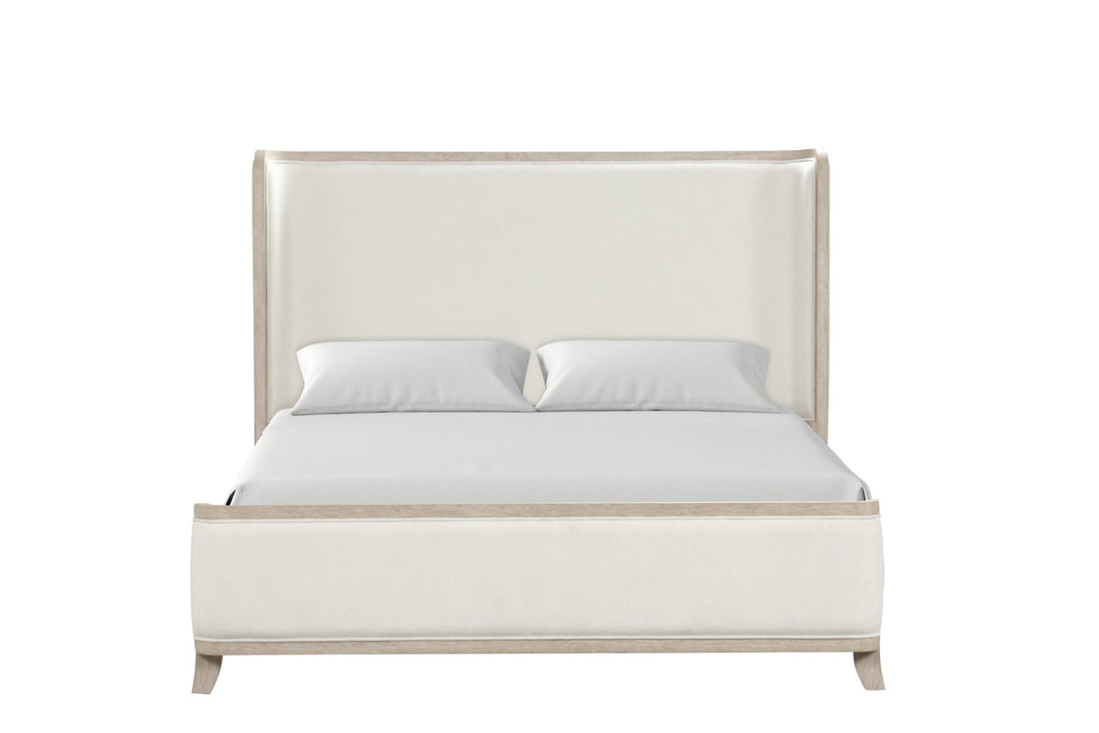 Candra Natural Oak King Bed from Furniture of America - Luna Furniture