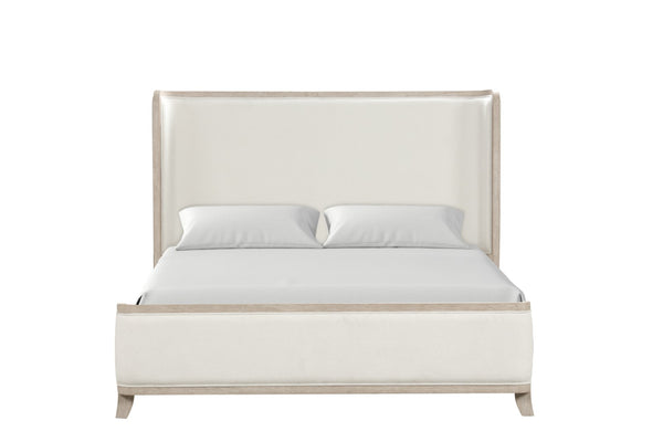 Candra Natural Oak Queen Bed