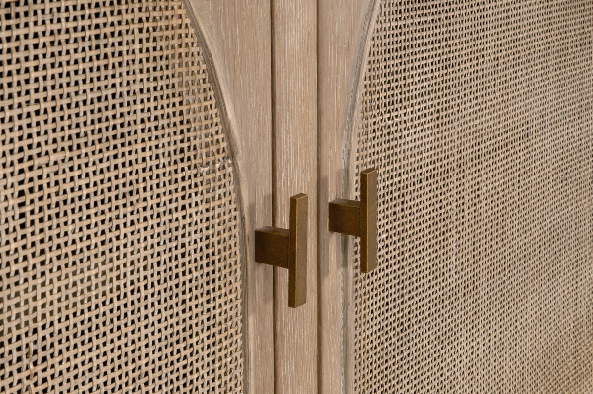 Cane Storage Bookcase from Essentials For Living - Luna Furniture