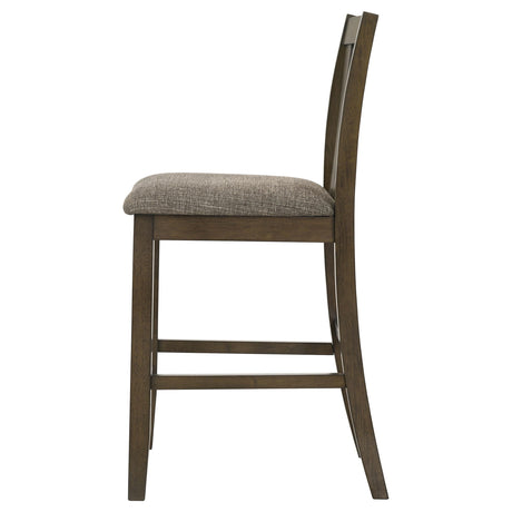 Canfield Brown Counter Height Chair, Set of 2 from Coaster - Luna Furniture