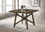 Canfield Brown Square Counter Height Dining Table from Coaster - Luna Furniture