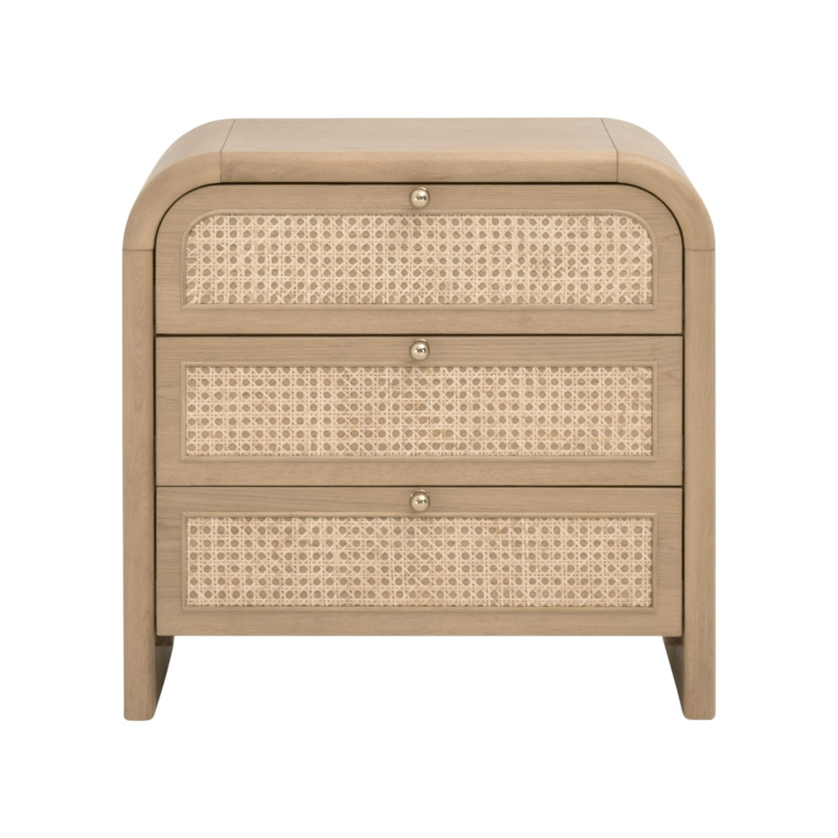 Cannes 3-drawer Nightstand from Essentials For Living - Luna Furniture