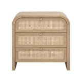 Cannes 3-drawer Nightstand from Essentials For Living - Luna Furniture