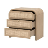 Cannes 3-drawer Nightstand from Essentials For Living - Luna Furniture