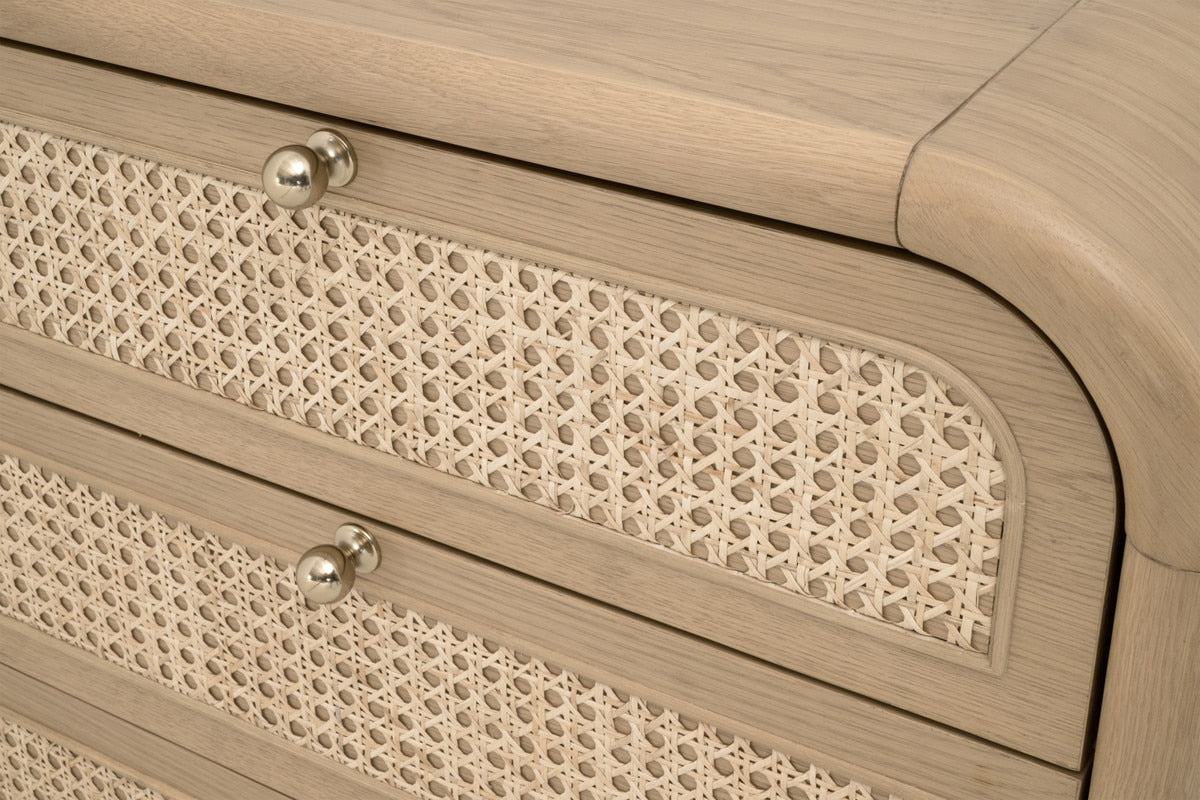 Cannes 3-drawer Nightstand from Essentials For Living - Luna Furniture