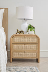 Cannes 3-drawer Nightstand from Essentials For Living - Luna Furniture
