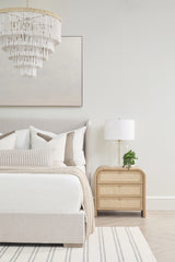 Cannes 3-drawer Nightstand from Essentials For Living - Luna Furniture