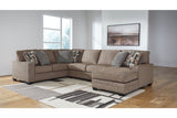 Cannonbrook Nutmeg 3-Piece RAF Chaise Sectional from Ashley - Luna Furniture
