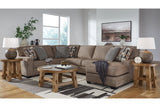 Cannonbrook Nutmeg 3-Piece RAF Chaise Sectional from Ashley - Luna Furniture