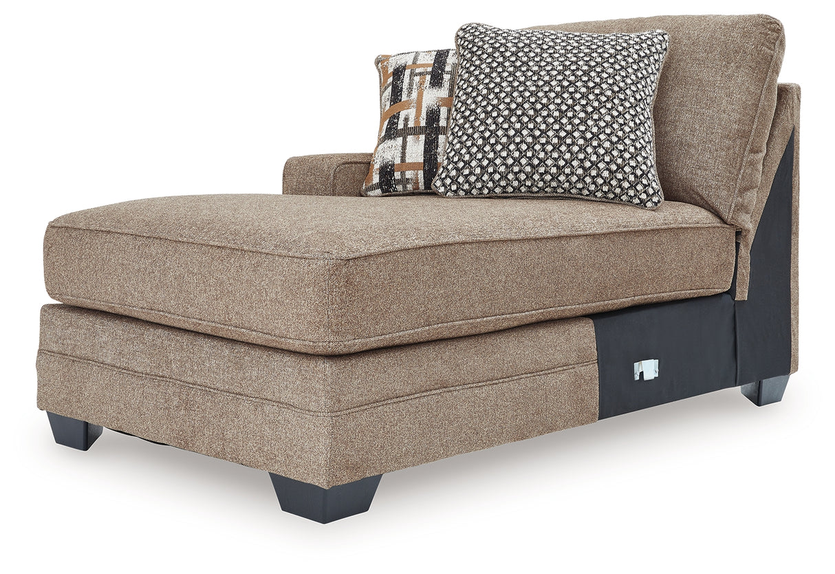 Cannonbrook Nutmeg Left-Arm Facing Corner Chaise from Ashley - Luna Furniture