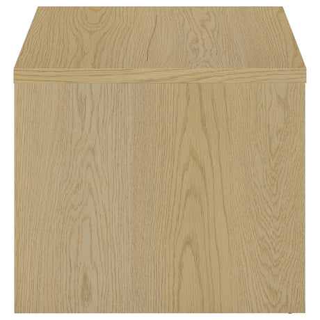 Canoga Light Oak Engineered Wood Accent Side End Table from Coaster - Luna Furniture