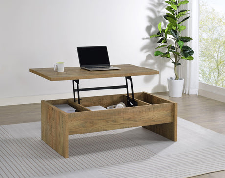 Canoga Mango Engineered Wood Lift Top Cocktail Coffee Table from Coaster - Luna Furniture