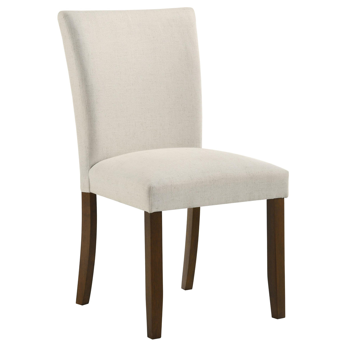 Cantley Beige Upholstered Dining Side Chair, Set of 2 from Coaster - Luna Furniture