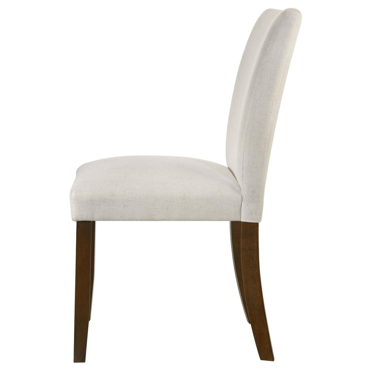 Cantley Beige Upholstered Dining Side Chair, Set of 2 from Coaster - Luna Furniture