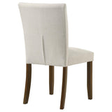Cantley Beige Upholstered Dining Side Chair, Set of 2 from Coaster - Luna Furniture