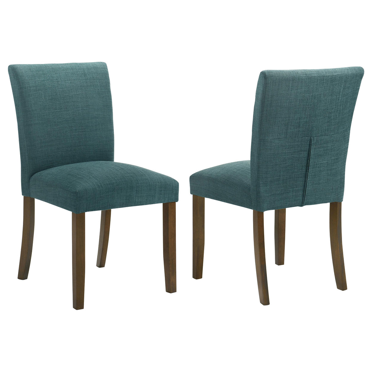 Cantley Blue Upholstered Dining Side Chair, Set of 2 from Coaster - Luna Furniture