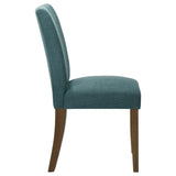 Cantley Blue Upholstered Dining Side Chair, Set of 2 from Coaster - Luna Furniture