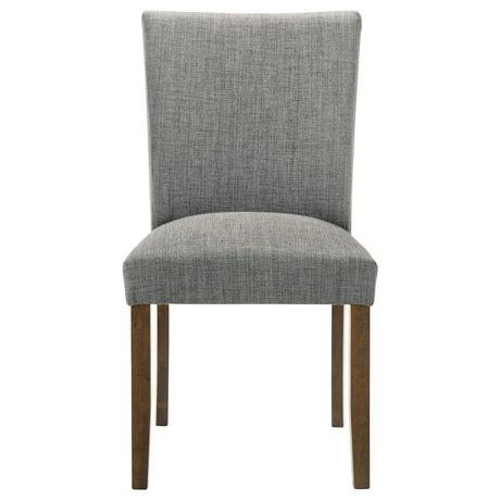 Cantley Gray Upholstered Dining Side Chair, Set of 2 from Coaster - Luna Furniture