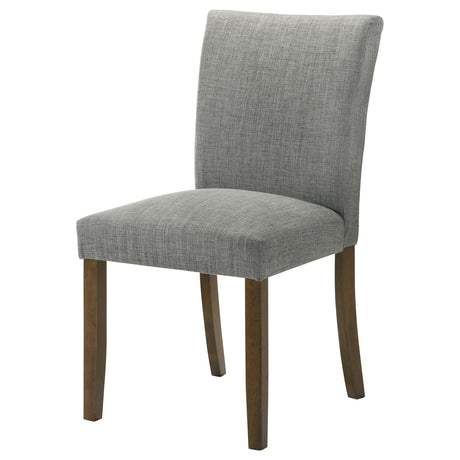 Cantley Gray Upholstered Dining Side Chair, Set of 2 from Coaster - Luna Furniture