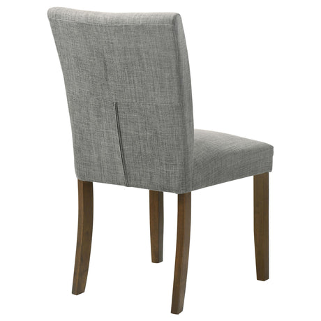 Cantley Gray Upholstered Dining Side Chair, Set of 2 from Coaster - Luna Furniture