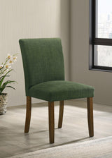 Cantley Green Upholstered Dining Side Chair, Set of 2 from Coaster - Luna Furniture