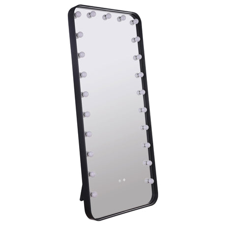 Canton Black LED Standing Mirror with Speakers from Coaster - Luna Furniture