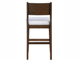 Canton Mocha 24" Upholstered Counter Stool, Set of 2 from Steve Silver - Luna Furniture