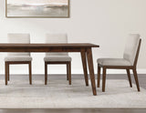 Canton Mocha 5-Piece Upholstered Dining Set from Steve Silver - Luna Furniture