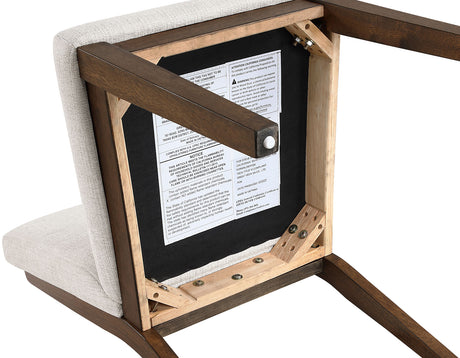 Canton Mocha 7-Piece Upholstered Dining Set from Steve Silver - Luna Furniture