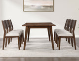 Canton Mocha 72″ Solid Wood Dining Table from Steve Silver - Luna Furniture