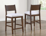 Canton Mocha/Eggshell 7-Piece Counter Height Dining Set from Steve Silver - Luna Furniture