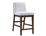 Canton Mocha Upholstered Counter Stool, Set of 2 from Steve Silver - Luna Furniture