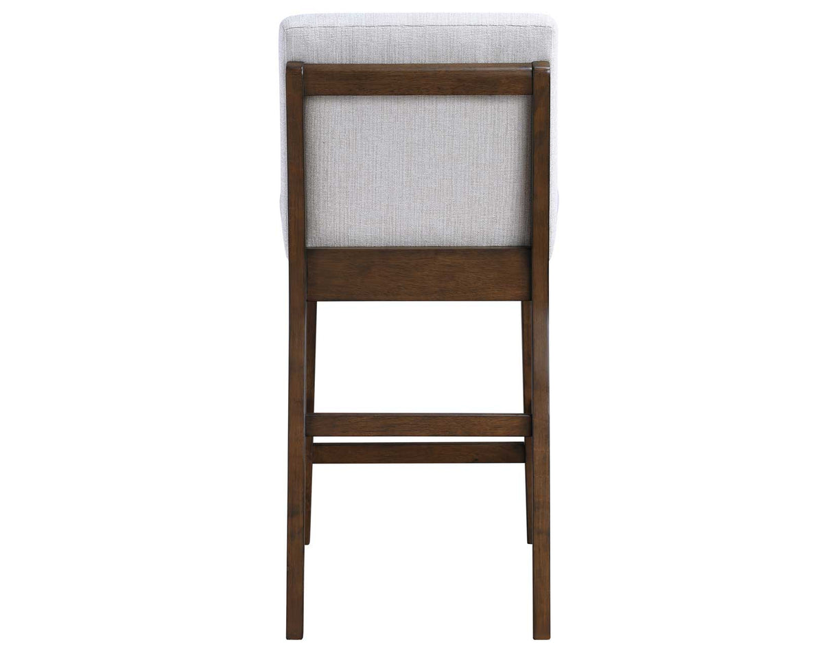 Canton Mocha Upholstered Counter Stool, Set of 2 from Steve Silver - Luna Furniture
