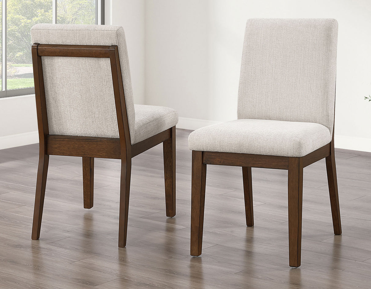 Canton Mocha Upholstered Side Chair, Set of 2 from Steve Silver - Luna Furniture