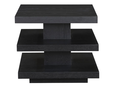 Canyon End Table, Black from Steve Silver - Luna Furniture