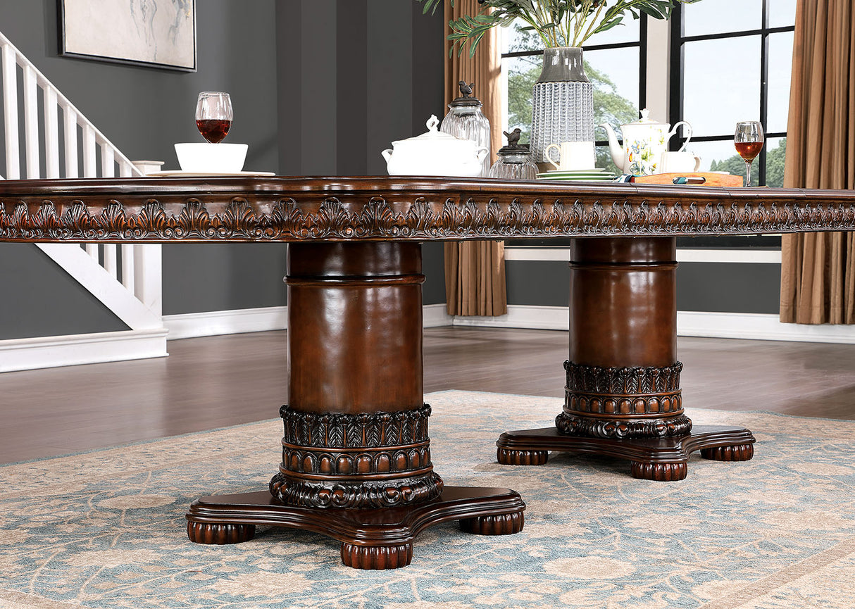 Canyonville Brown Cherry Dining Table from Furniture of America - Luna Furniture