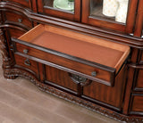 Canyonville Brown Cherry Hutch & Buffet from Furniture of America - Luna Furniture