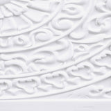 Cardella Distressed White 2-Door Mandala Accent Cabinet from Coaster - Luna Furniture