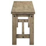 Cardova Vineyard Oak 51-inch Solid Wood Dining Bench from Coaster - Luna Furniture